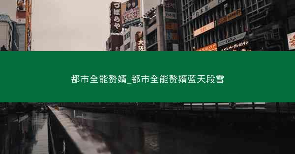 都市全能赘婿_都市全能赘婿蓝天段雪