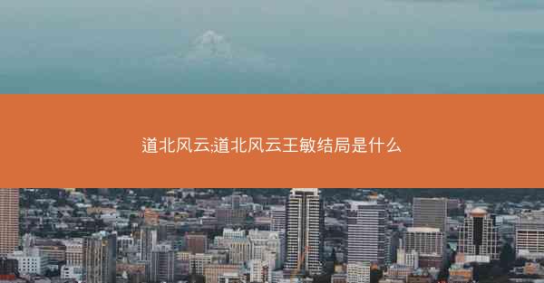 道北风云;道北风云王敏结局是什么