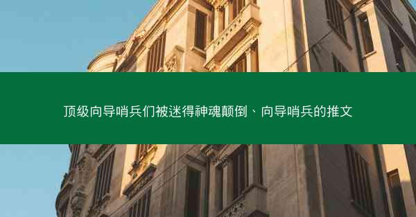 顶级向导哨兵们被迷得神魂颠倒、向导哨兵的推文