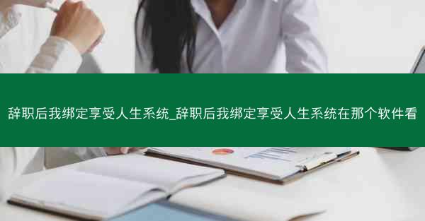 辞职后我绑定享受人生系统_辞职后我绑定享受人生系统在那个软件看