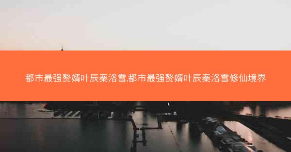 都市最强赘婿叶辰秦洛雪,都市最强赘婿叶辰秦洛雪修仙境界
