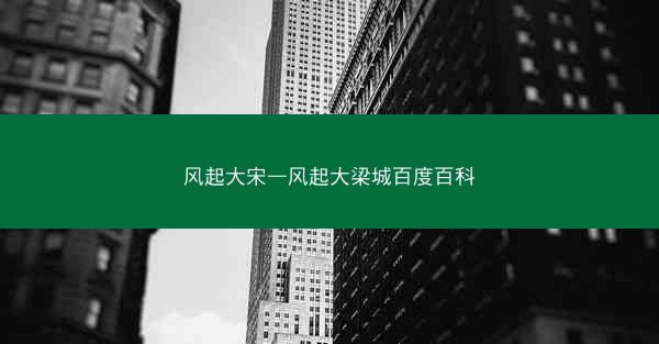 风起大宋—风起大梁城百度百科