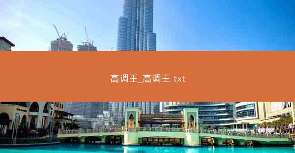高调王_高调王 txt