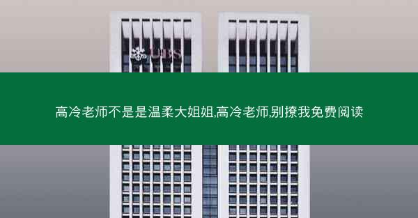 高冷老师不是是温柔大姐姐,高冷老师,别撩我免费阅读