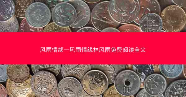 风雨情缘—风雨情缘林风雨免费阅读全文