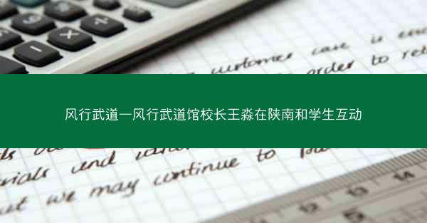 风行武道—风行武道馆校长王淼在陕南和学生互动