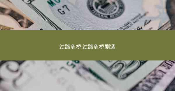 过路危桥;过路危桥剧透