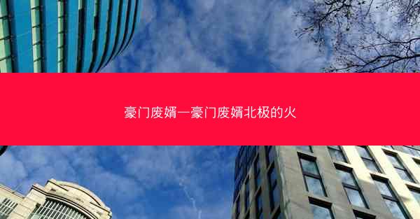 豪门废婿—豪门废婿北极的火