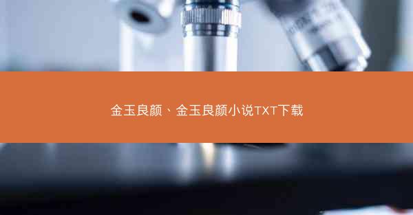 金玉良颜、金玉良颜小说TXT下载
