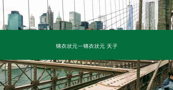 锦衣状元—锦衣状元 天子