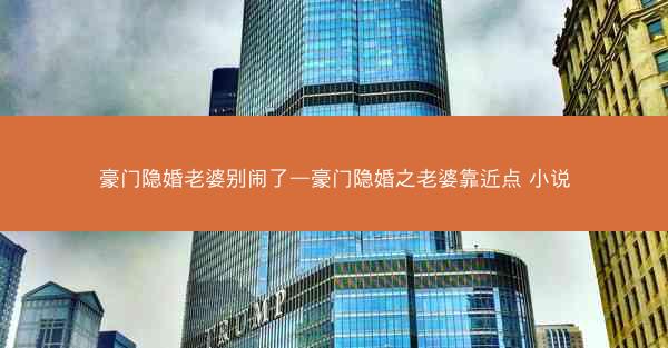豪门隐婚老婆别闹了—豪门隐婚之老婆靠近点 小说