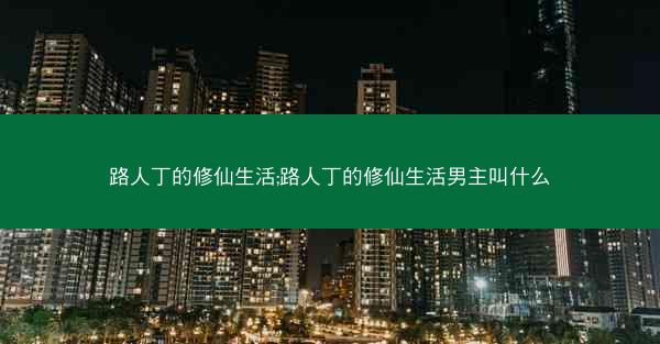 路人丁的修仙生活;路人丁的修仙生活男主叫什么