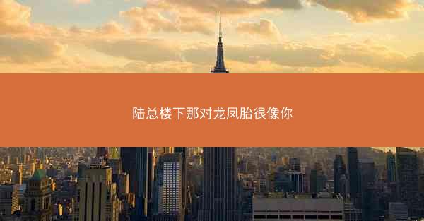 陆总楼下那对龙凤胎很像你 陆总楼下那对龙凤胎很像你