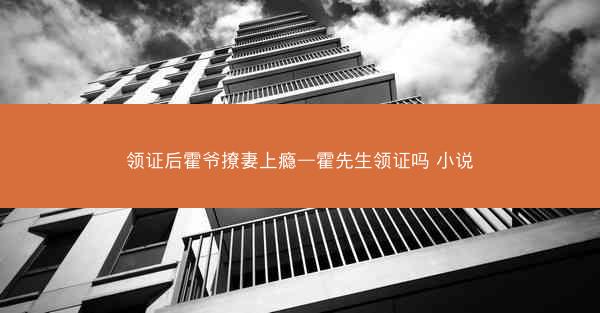领证后霍爷撩妻上瘾—霍先生领证吗 小说