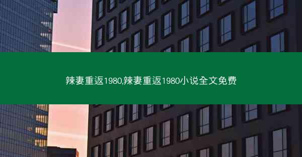辣妻重返1980,辣妻重返1980小说全文免费