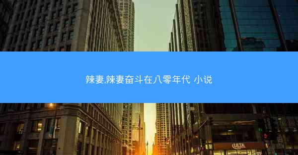 辣妻,辣妻奋斗在八零年代 小说