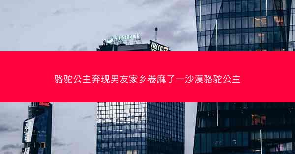 骆驼公主奔现男友家乡卷麻了—沙漠骆驼公主