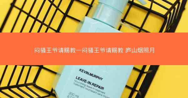 闷骚王爷请赐教—闷骚王爷请赐教 庐山烟照月
