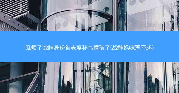 麻烦了战神身份被老婆秘书撞破了(战神妈咪惹不起)