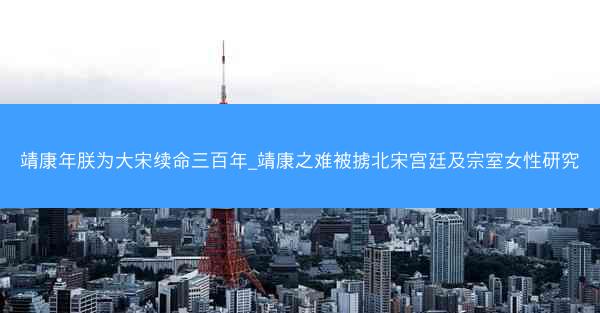 靖康年朕为大宋续命三百年_靖康之难被掳北宋宫廷及宗室女性研究