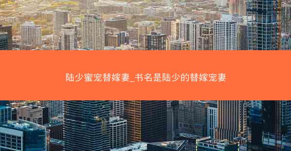 陆少蜜宠替嫁妻_书名是陆少的替嫁宠妻