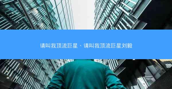 请叫我顶流巨星、请叫我顶流巨星刘毅