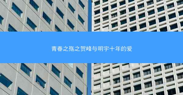 青春之殇之贺峰与明宇十年的爱 青春之殇之贺峰与明宇十年的爱