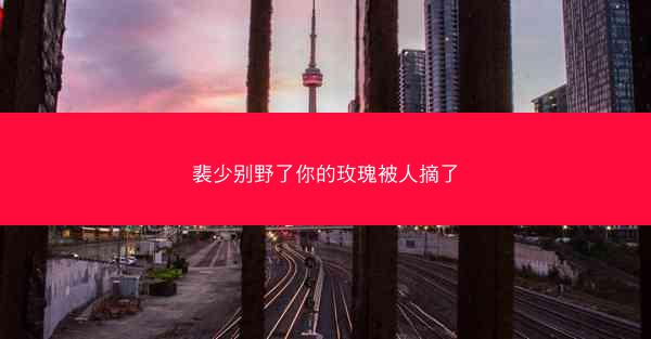 裴少别野了你的玫瑰被人摘了