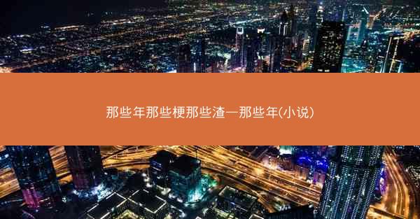 那些年那些梗那些渣—那些年(小说)