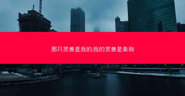 那只灵兽是我的;我的灵兽是条狗