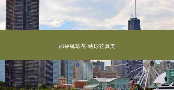 那朵绣球花-绣球花真美