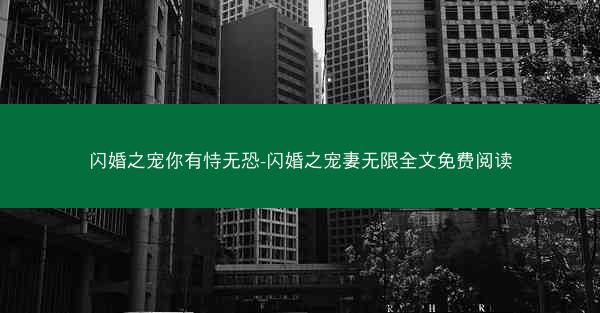 闪婚之宠你有恃无恐-闪婚之宠妻无限全文免费阅读