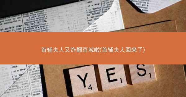 首辅夫人又炸翻京城啦(首辅夫人回来了)