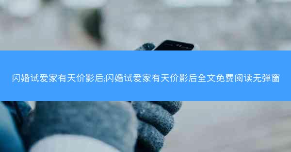 闪婚试爱家有天价影后;闪婚试爱家有天价影后全文免费阅读无弹窗
