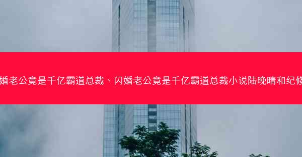 闪婚老公竟是千亿霸道总裁、闪婚老公竟是千亿霸道总裁小说陆晚晴和纪修行