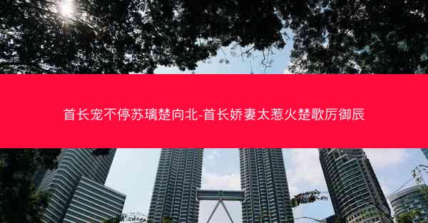 首长宠不停苏璃楚向北-首长娇妻太惹火楚歌厉御辰