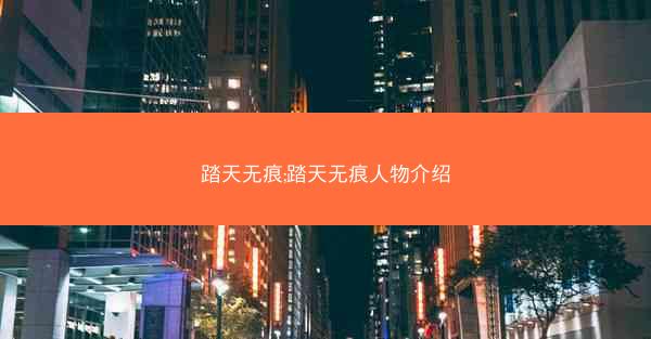 踏天无痕;踏天无痕人物介绍