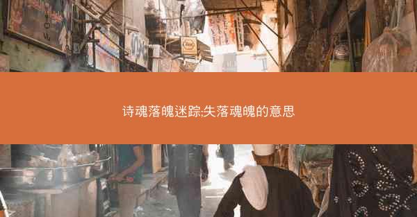 诗魂落魄迷踪;失落魂魄的意思