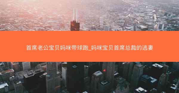 首席老公宝贝妈咪带球跑_妈咪宝贝首席总裁的逃妻