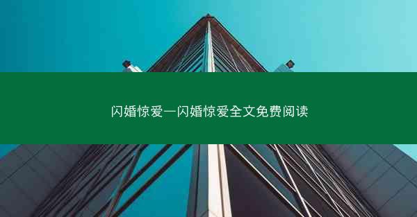 闪婚惊爱—闪婚惊爱全文免费阅读