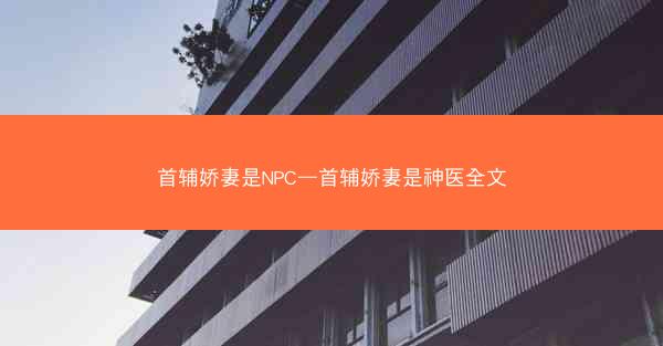 首辅娇妻是NPC—首辅娇妻是神医全文