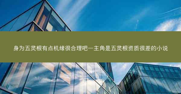 身为五灵根有点机缘很合理吧—主角是五灵根资质很差的小说