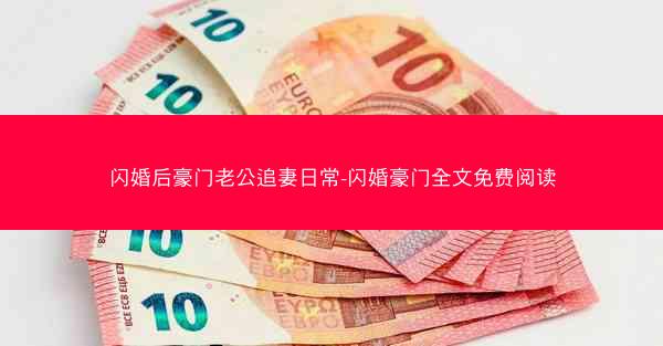 闪婚后豪门老公追妻日常-闪婚豪门全文免费阅读