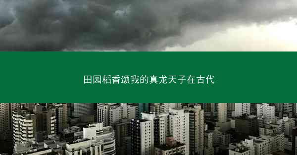 田园稻香颂我的真龙天子在古代