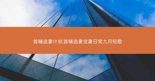 首辅追妻计划,首辅追妻宠妻日常九月轻歌