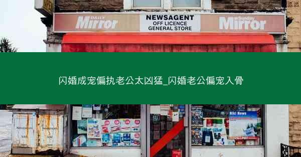 闪婚成宠偏执老公太凶猛_闪婚老公偏宠入骨