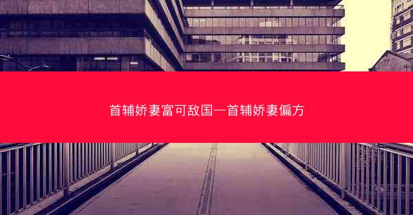 首辅娇妻富可敌国—首辅娇妻偏方