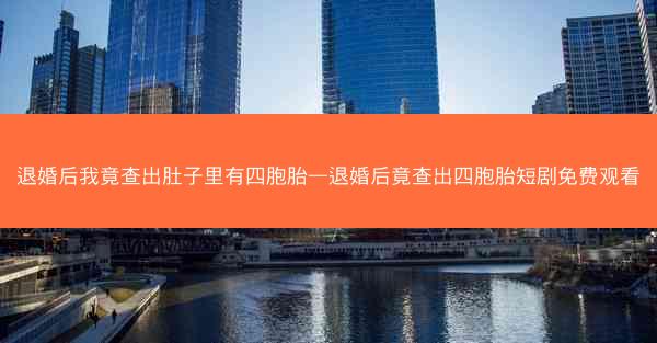 退婚后我竟查出肚子里有四胞胎—退婚后竟查出四胞胎短剧免费观看