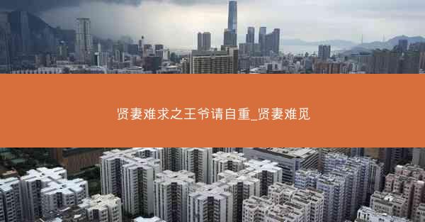 贤妻难求之王爷请自重_贤妻难觅