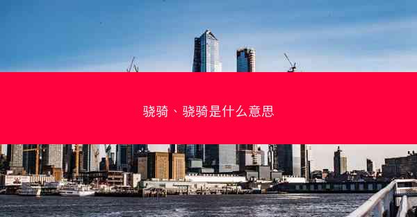 骁骑、骁骑是什么意思
